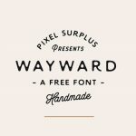 Introducing Wayward Sans, a free handmade font