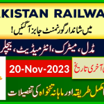 New Government Jobs in Pakistan Railways Apply Online 2023