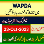 WAPDA New Government Jobs 2023 Online Apply wapda.gov.pk