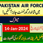 Join PAF as Airman Jobs 2024 Apply Online at www.joinpaf.gov.pk